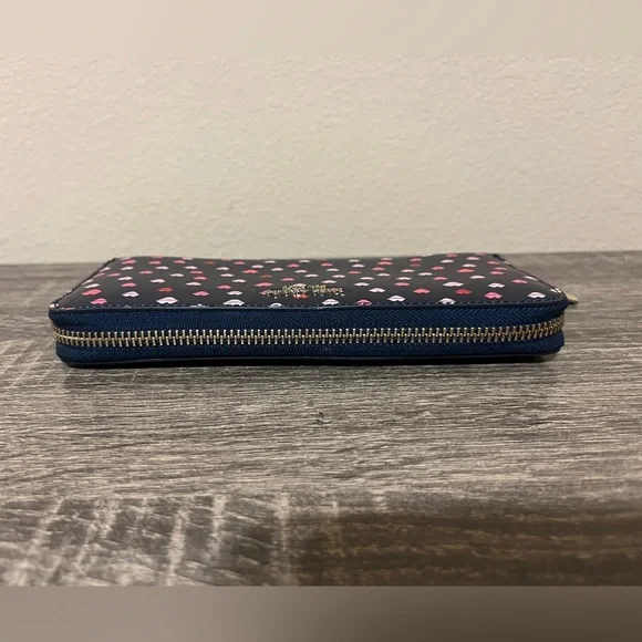 Kate Spade Navy Sylvia Lips Slim Continental Wallet - Picture 3 of 8